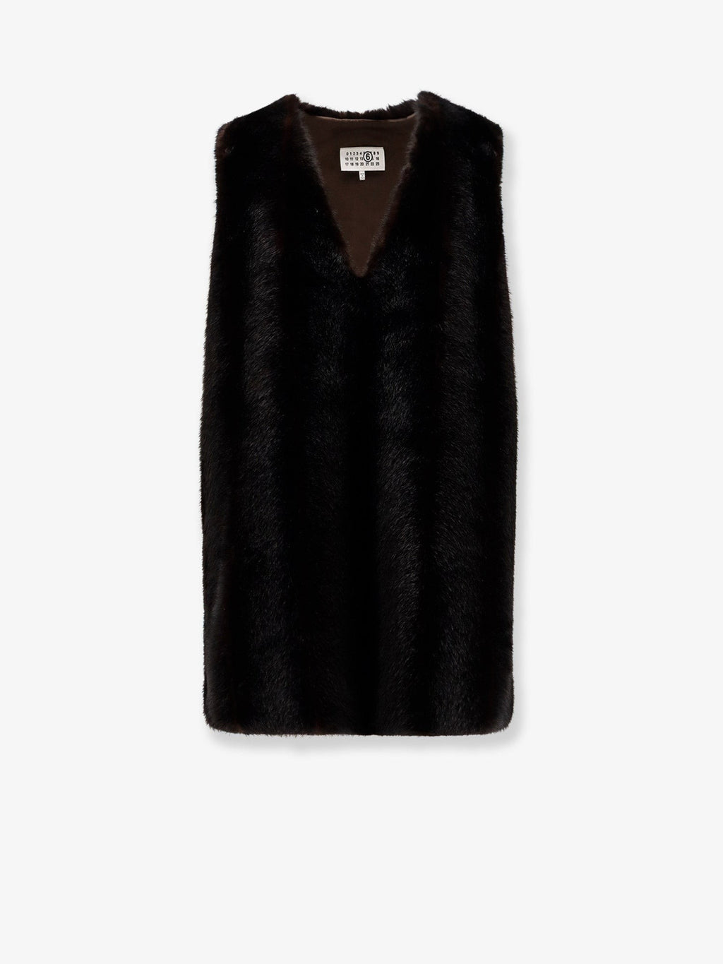 MM6 MAISON MARGIELA Faux shearling short dress