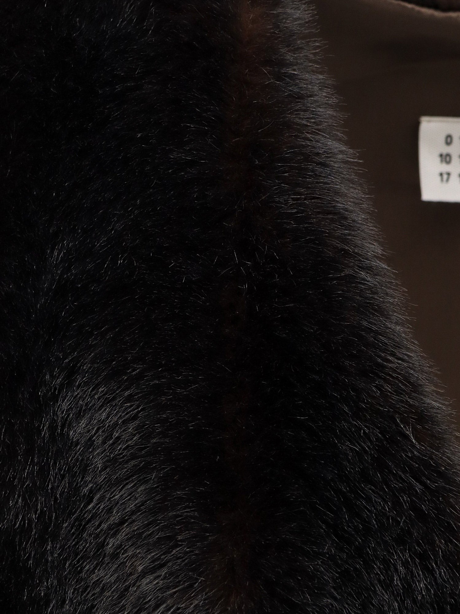 MM6 MAISON MARGIELA Faux shearling short dress