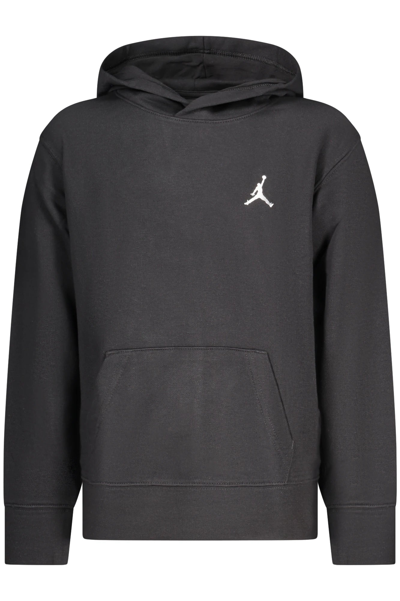 JORDAN KIDS  BLACK ZIP-UP SWEATSHIRT