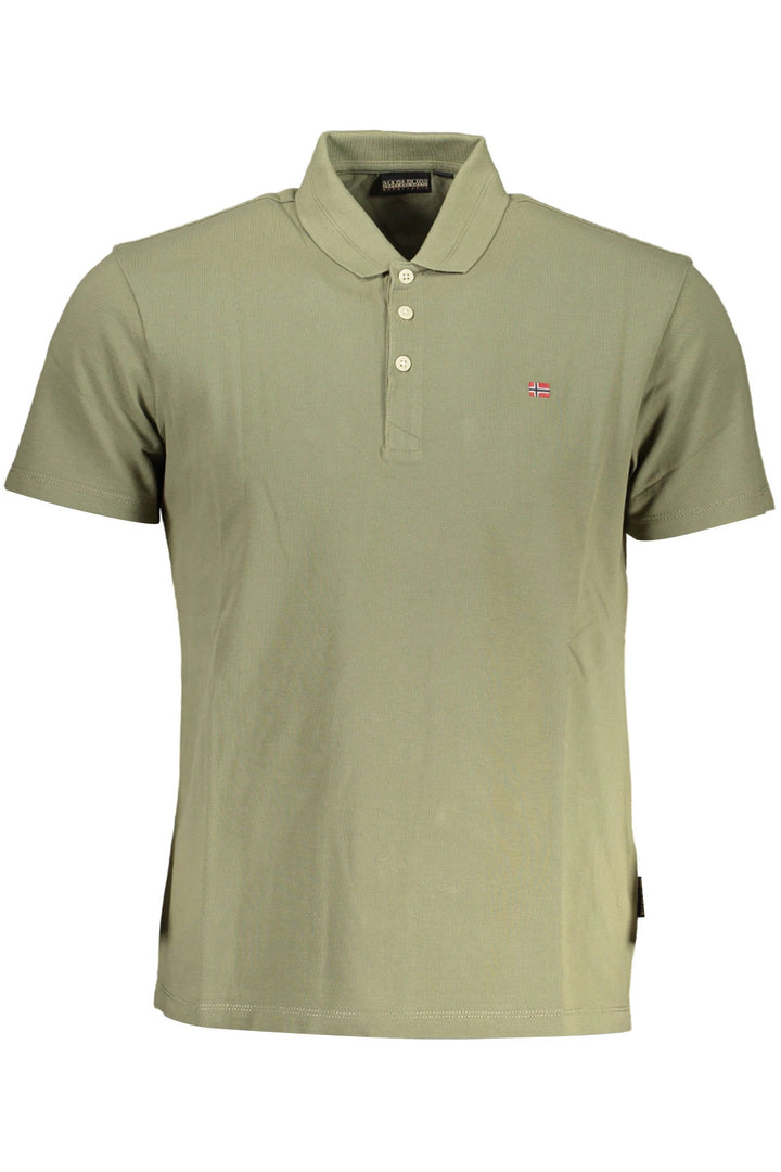 NAPAPIJRI POLO SHORT SLEEVES MEN GREEN