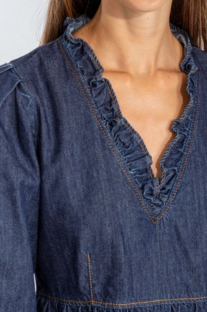 Love Moschino Women Blue Denim Dress