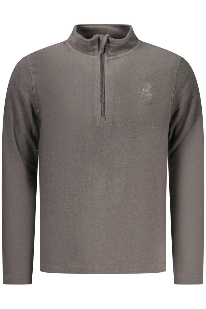 US GRAND MEN&#39;S GRAY ZIP-UP SWEATSHIRT