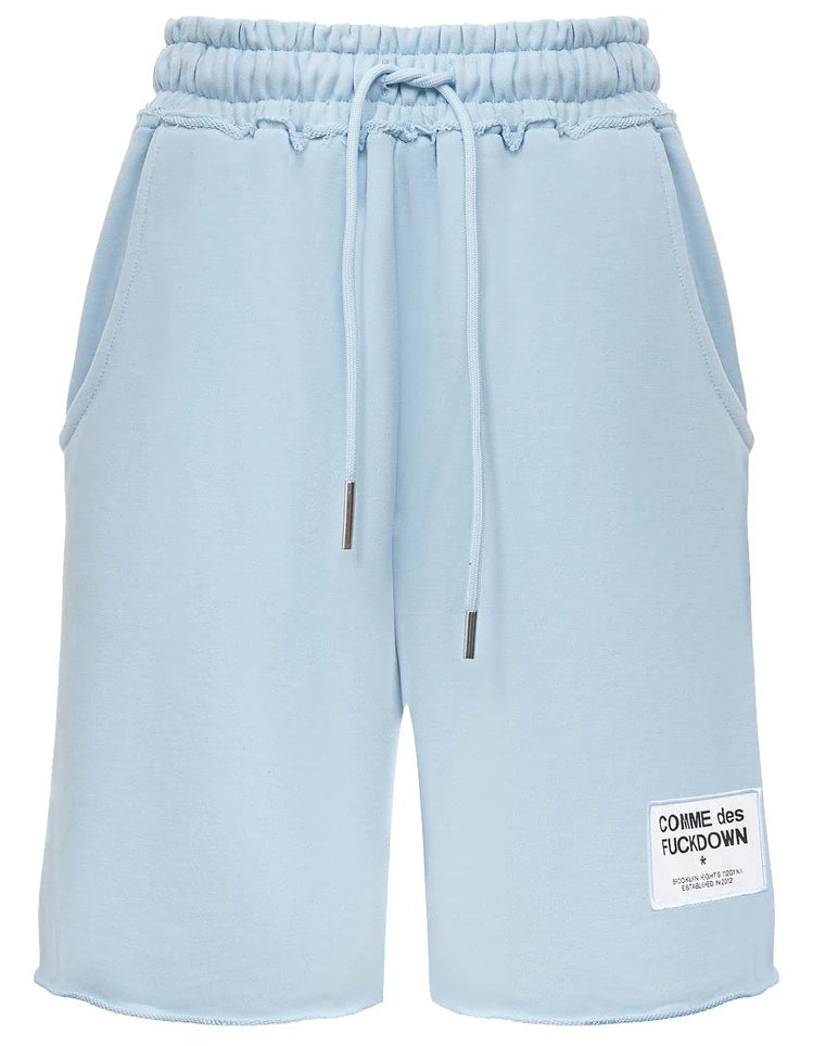 Comme Des Fuckdown shorts Light Blue Woman