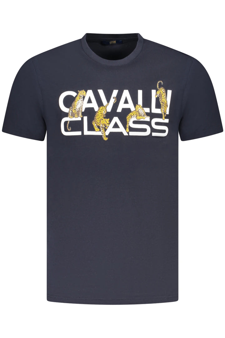 CAVALLI CLASS SHORT SLEEVE T-SHIRT MEN BLUE