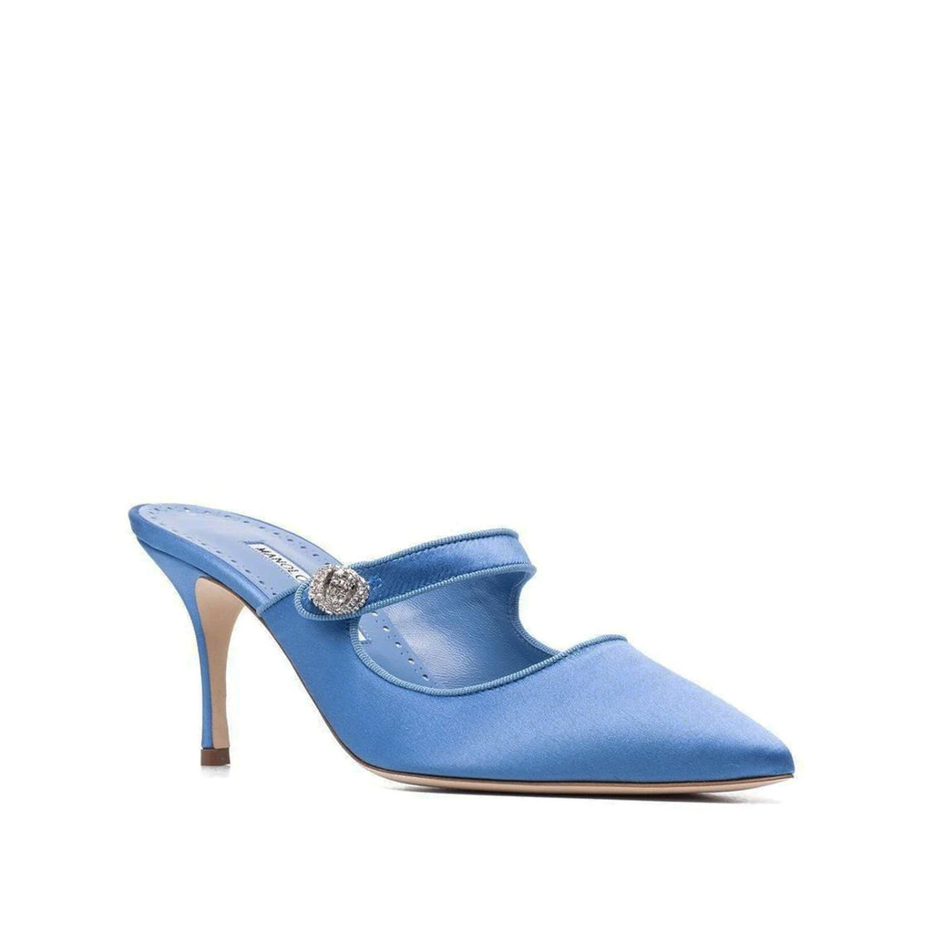 Manolo Blahnik Camparimu Jewel 070 Mules