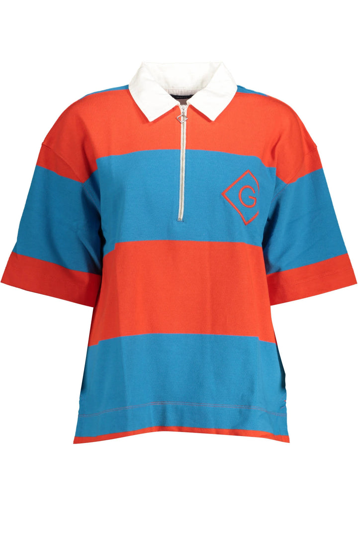 GANT WOMEN&#39;S SHORT SLEEVE POLO RED