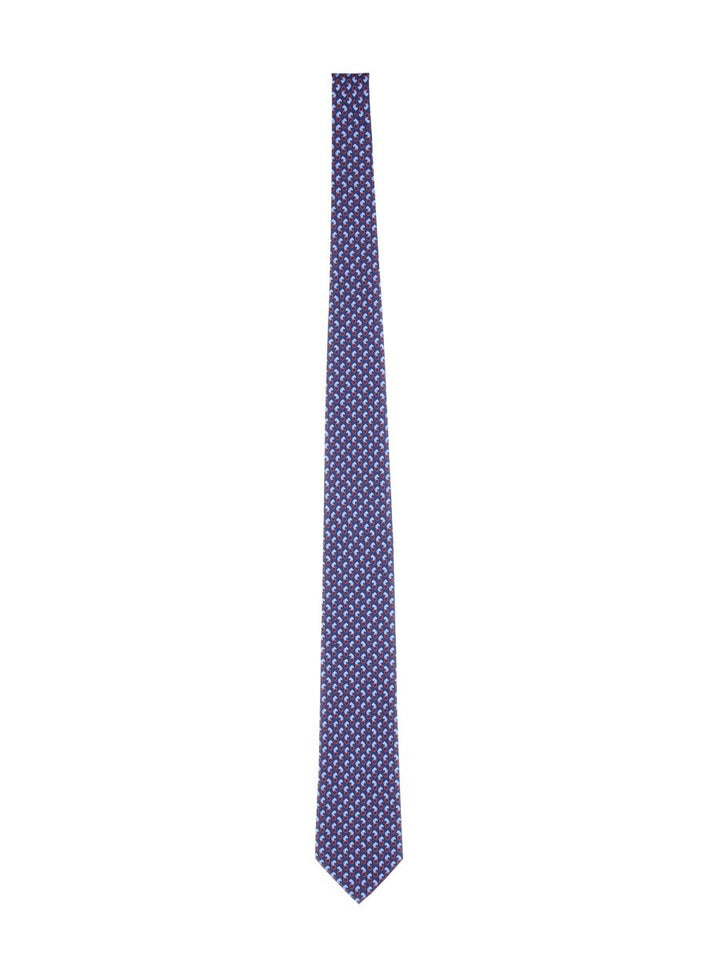 Ferragamo FELINE PRINT TIE