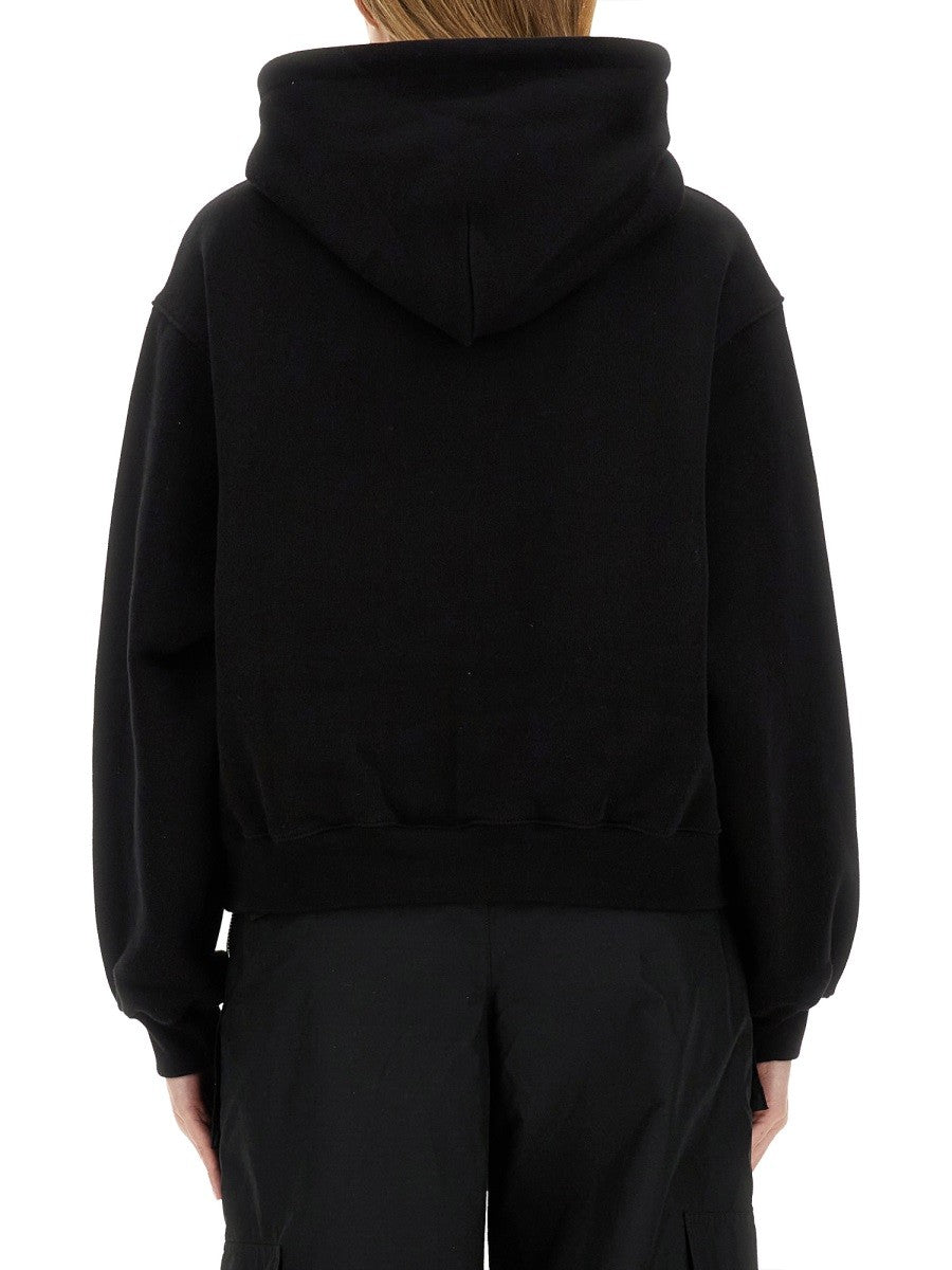 ALEXANDERWANG.T SWEATSHIRT WITH LOGO