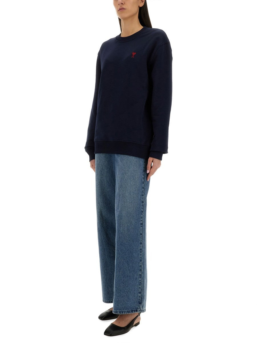 AMI PARIS SWEATSHIRT WITH LOGO