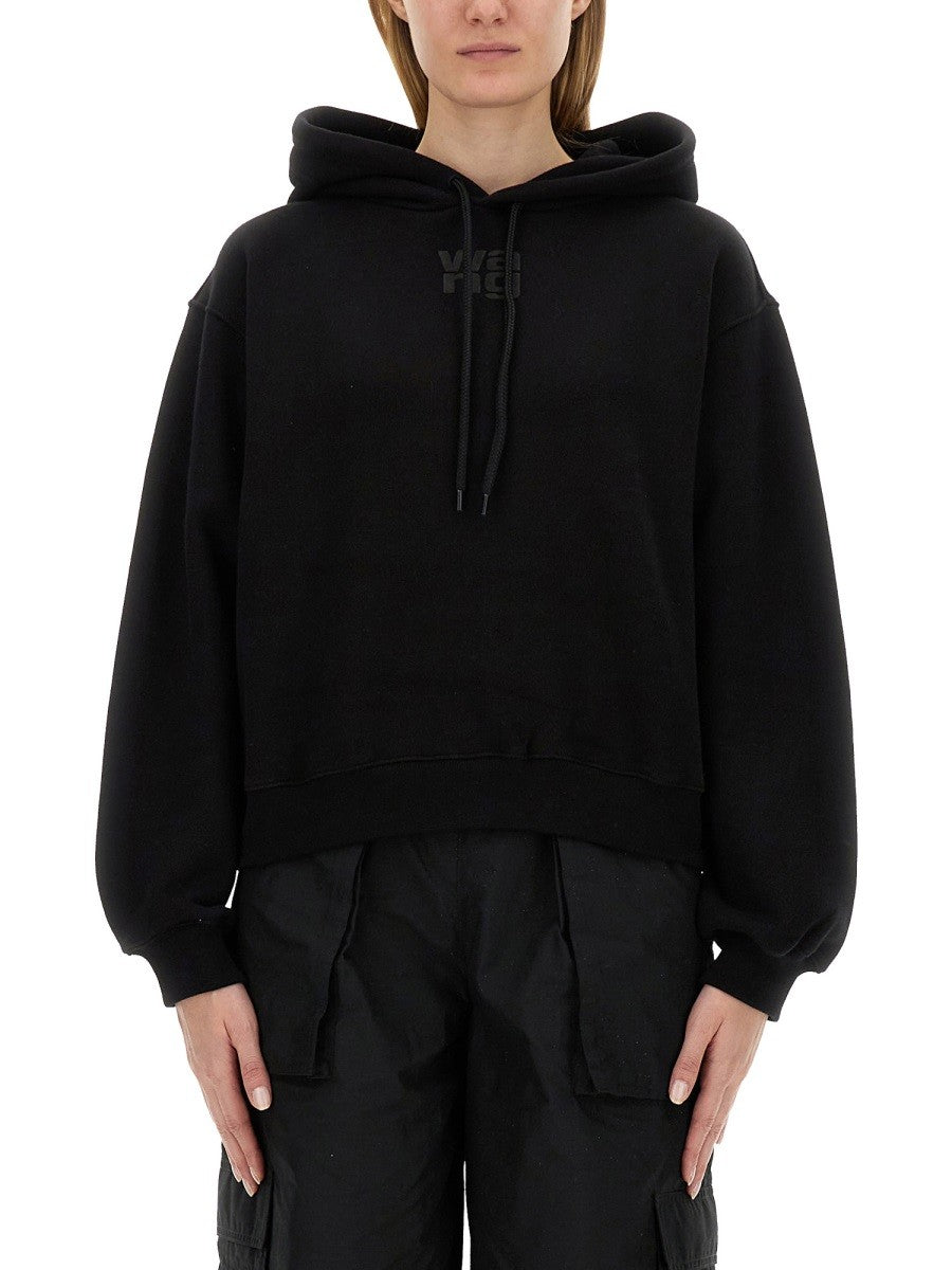 ALEXANDERWANG.T SWEATSHIRT WITH LOGO