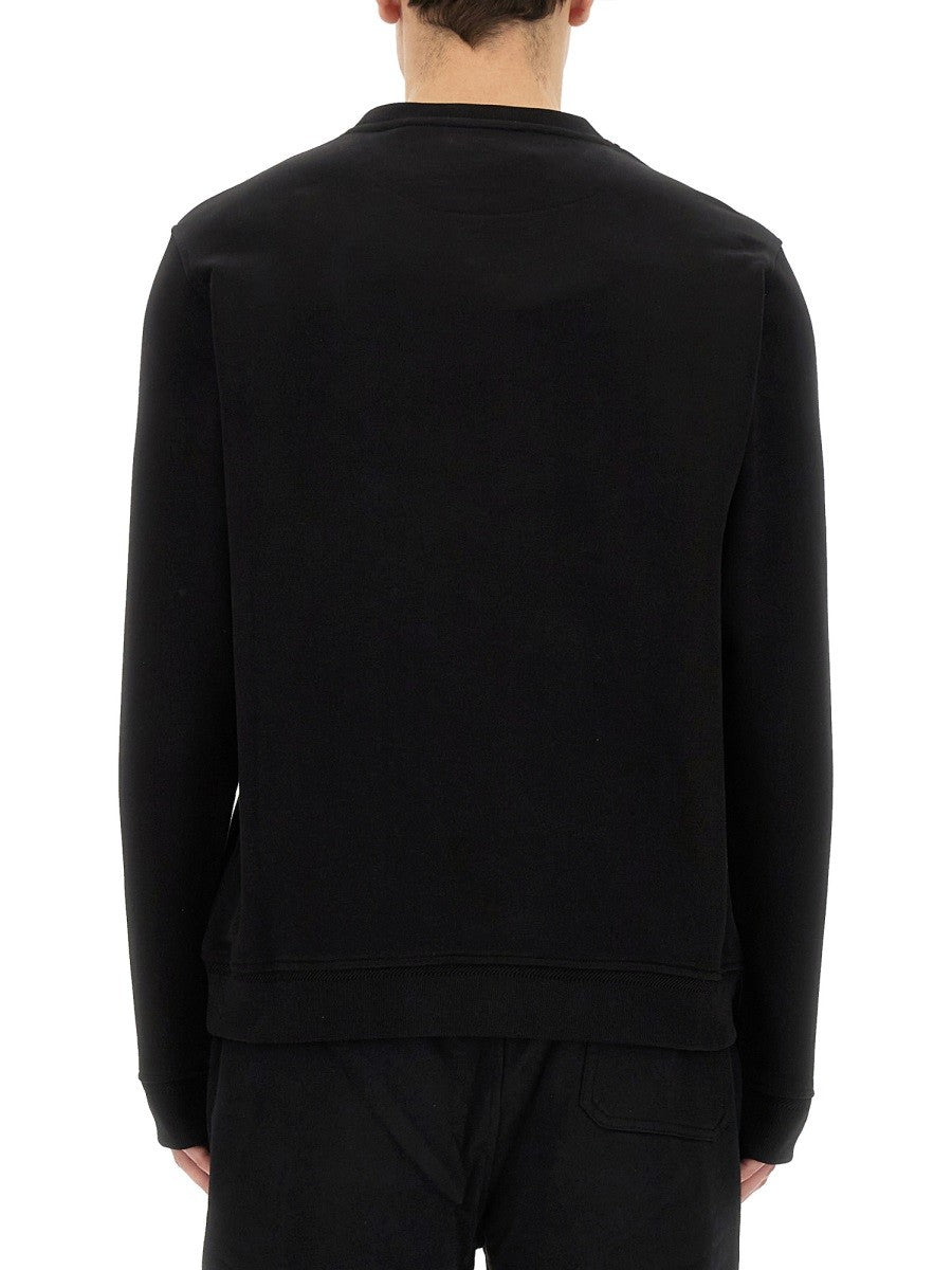 BELSTAFF SWEATSHIRT WITH LOGO PATCH