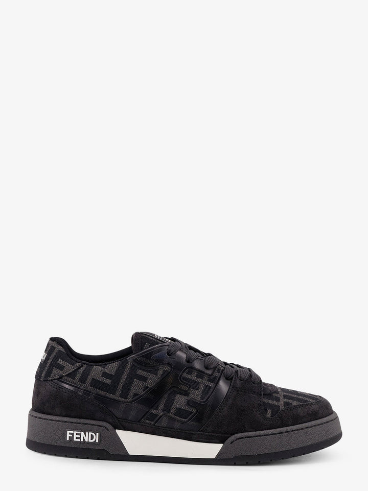 Fendi Fendi Match FF Jacquard and suede sneakers