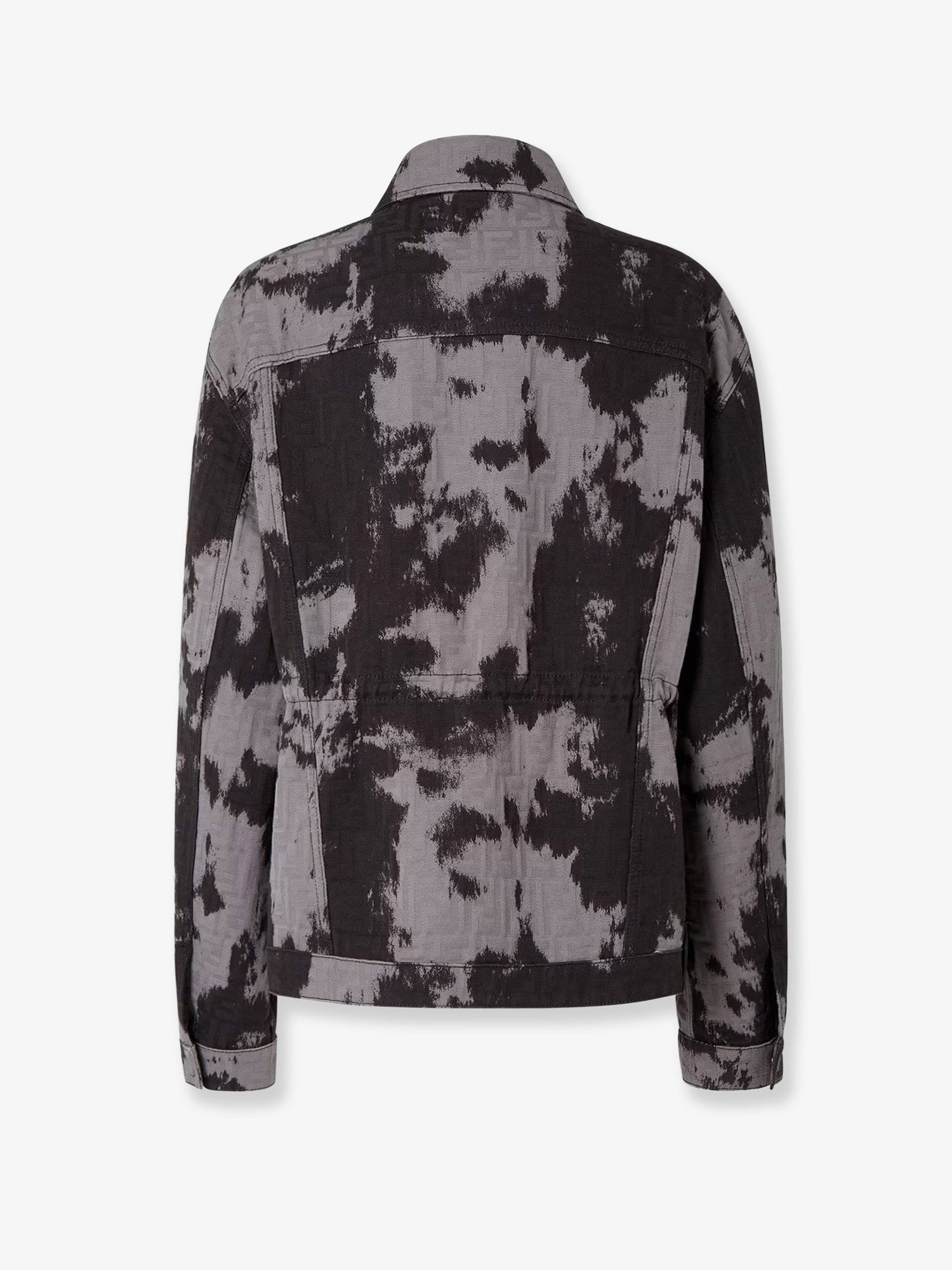 Fendi FF animalier denim jacket