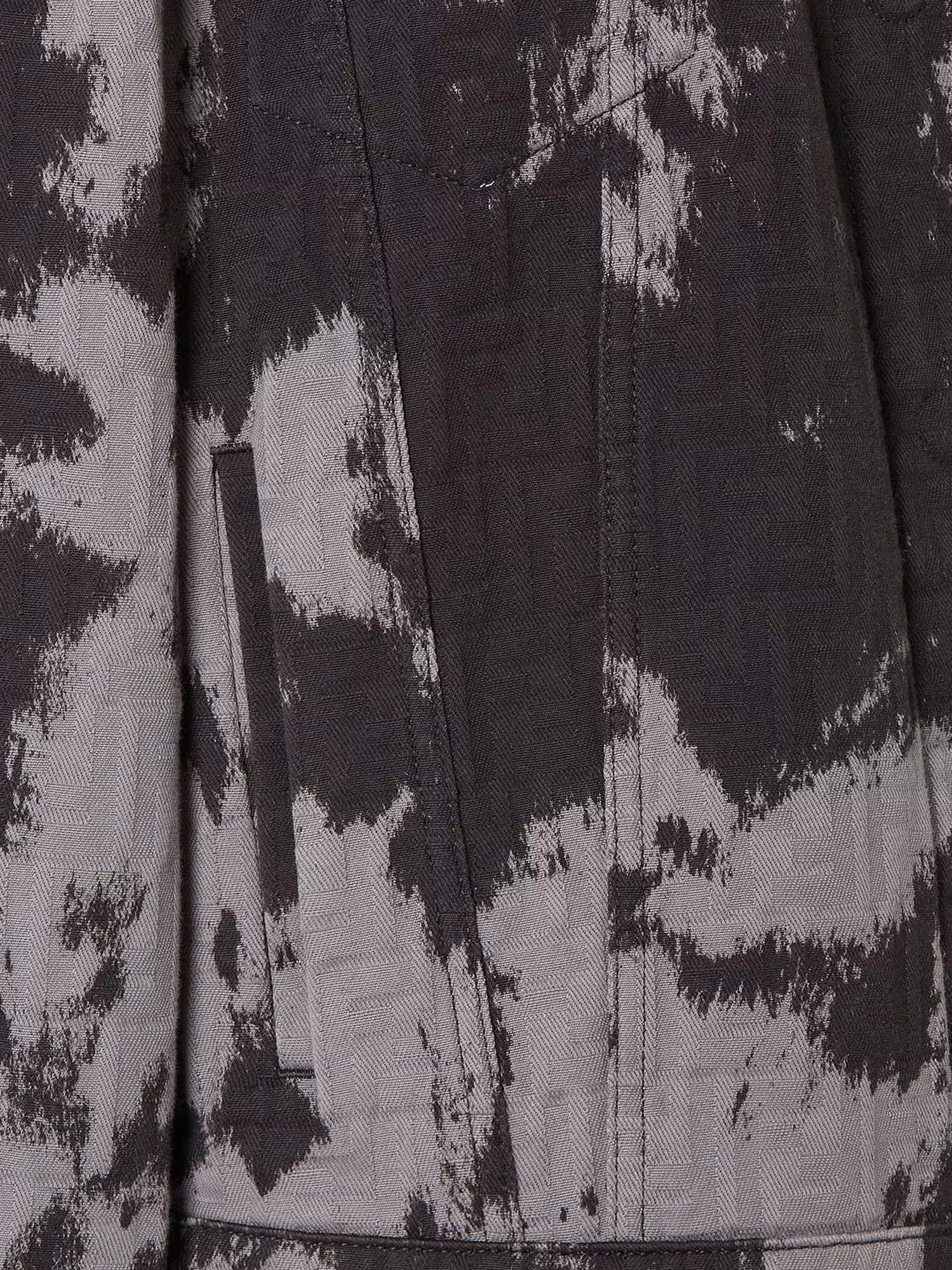 Fendi FF animalier denim jacket