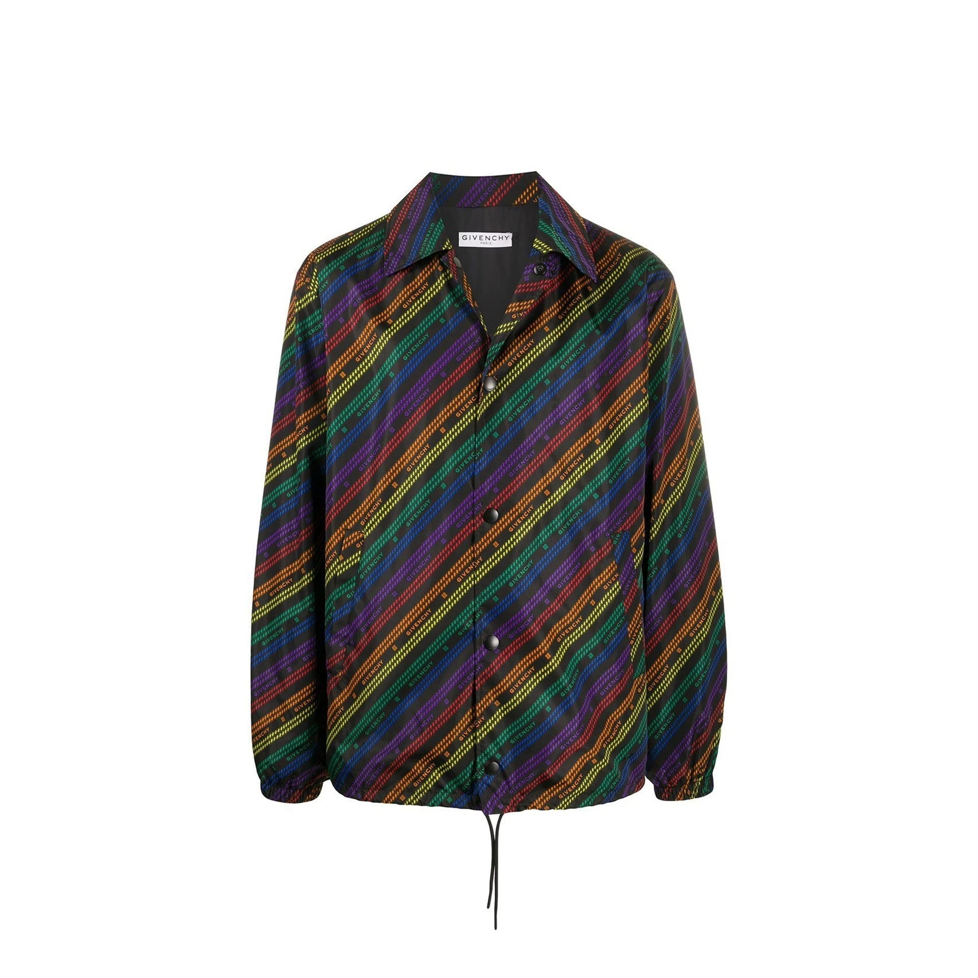 Givenchy Rainbow Chain Nylon Jacket