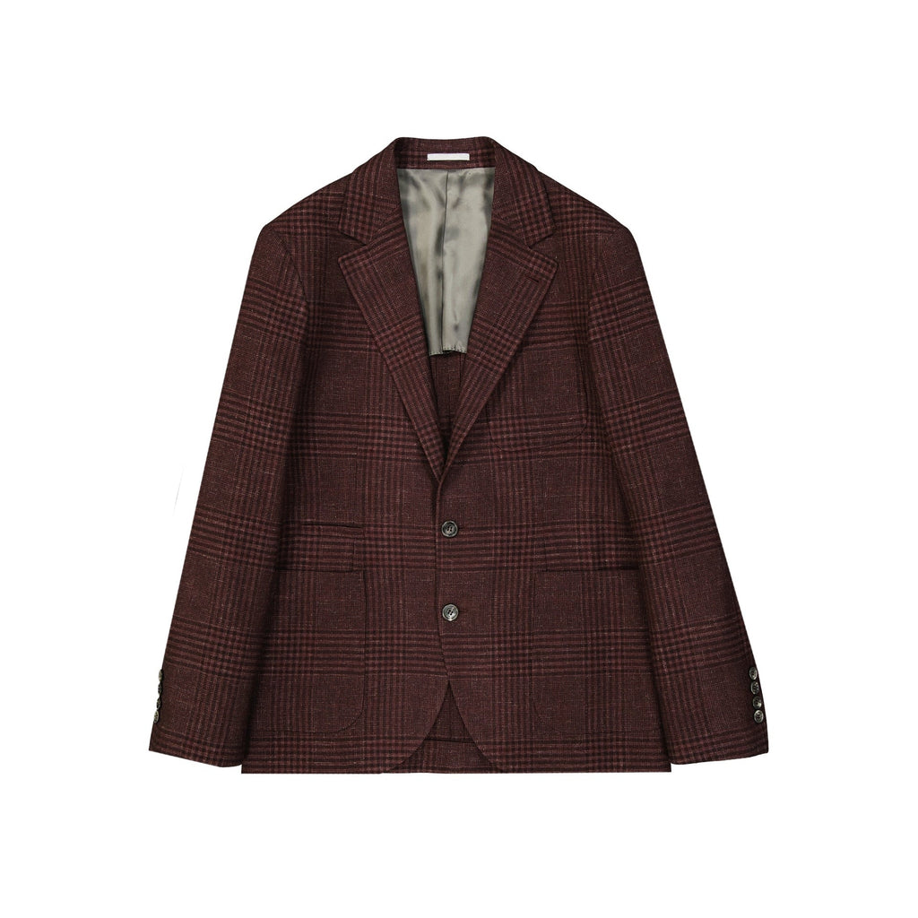 Brunello Cucinelli Tartan Wool Jacket