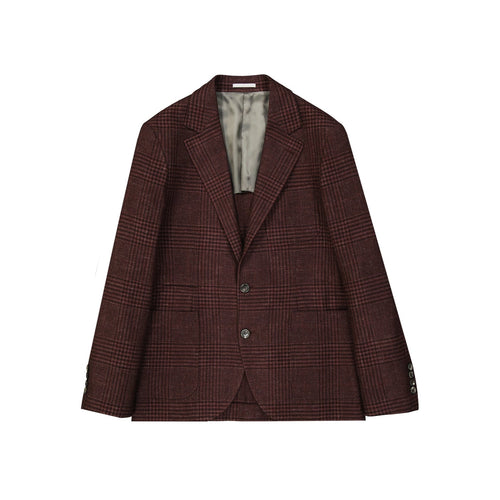 Brunello Cucinelli Tartan Wool Jacket – Siebentaschen