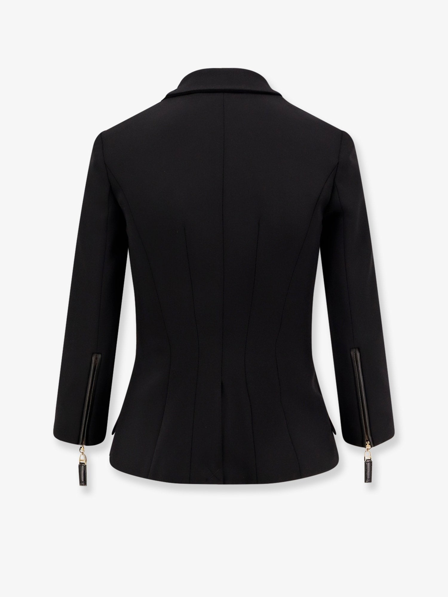 Elisabetta Franchi Fitted blazer with logoed buttons