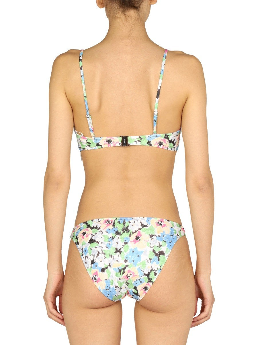 GANNI FLORAL PATTERN BIKINI BRIEFS