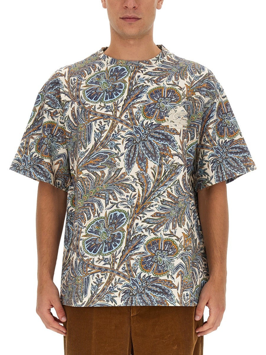 Etro FLORAL PRINT T-SHIRT