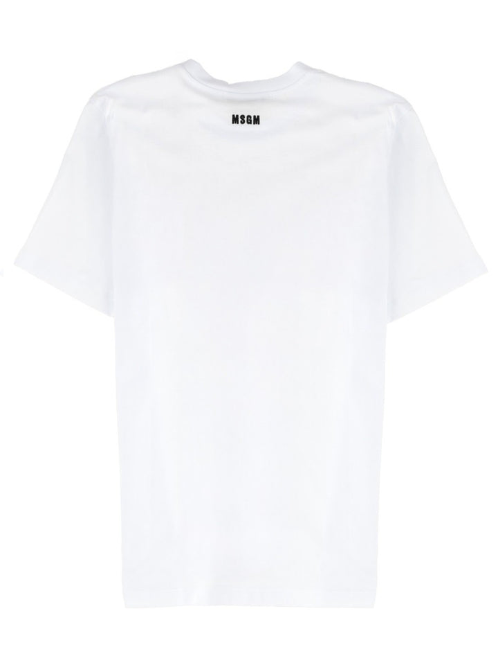 msgm "FOLLOW THE RABBIT" T-SHIRT