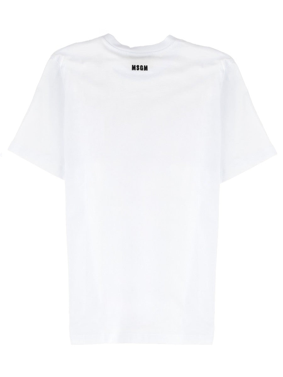 msgm "FOLLOW THE RABBIT" T-SHIRT