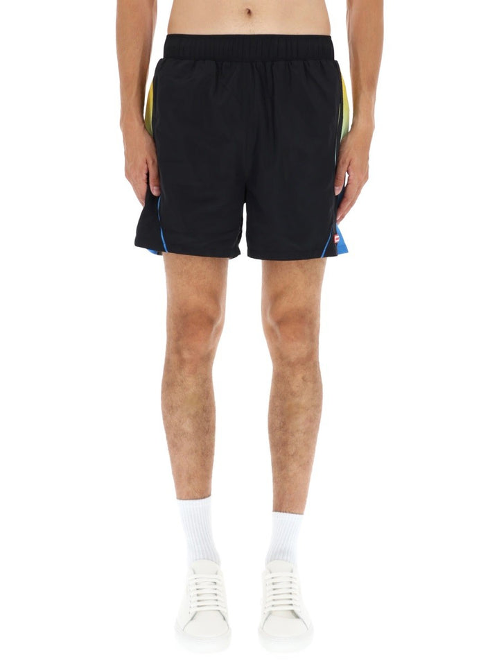 CASABLANCA "FOOTBALL WINDBREAKER" SHORTS