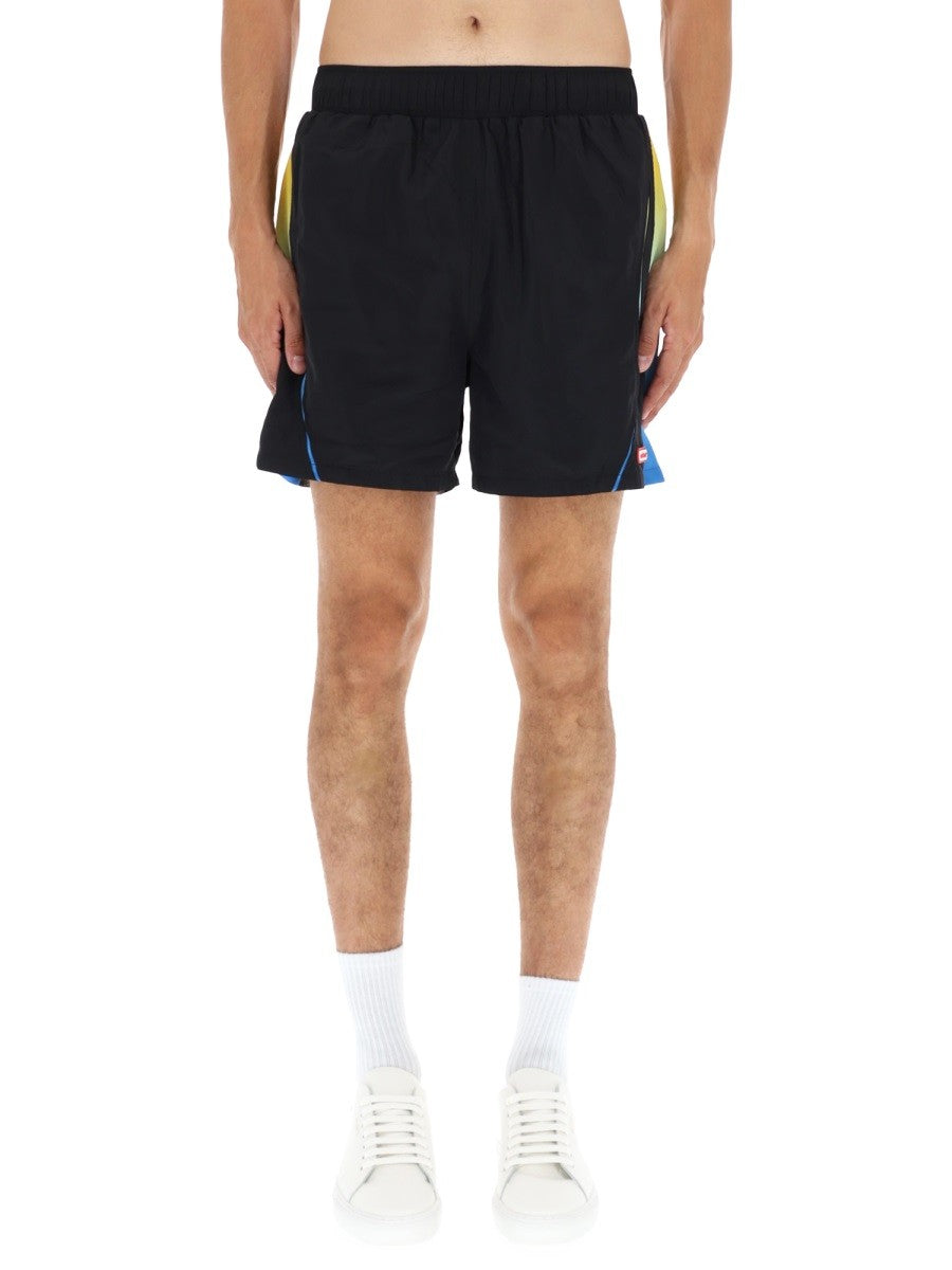 CASABLANCA "FOOTBALL WINDBREAKER" SHORTS