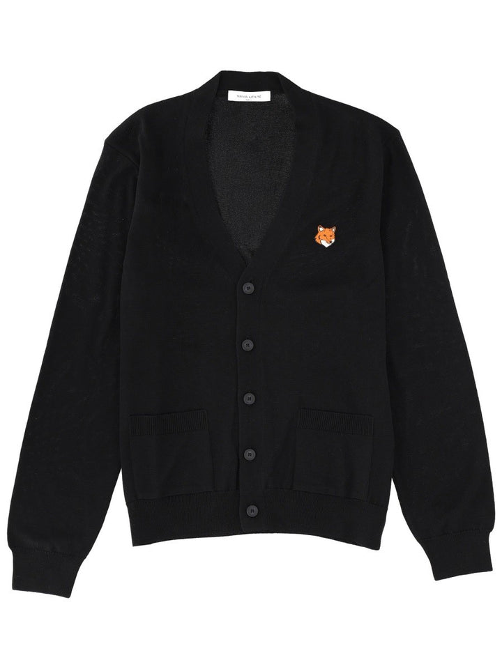 Maison Kitsune "FOX HEAD" CARDIGAN