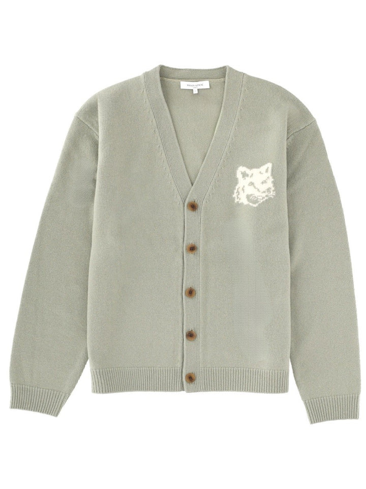 Maison Kitsune "FOX HEAD" CARDIGAN