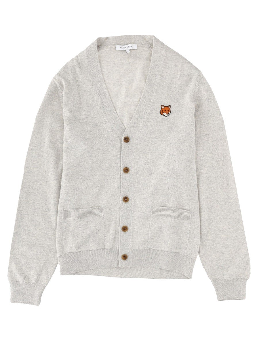 Maison Kitsune "FOX HEAD" CARDIGAN