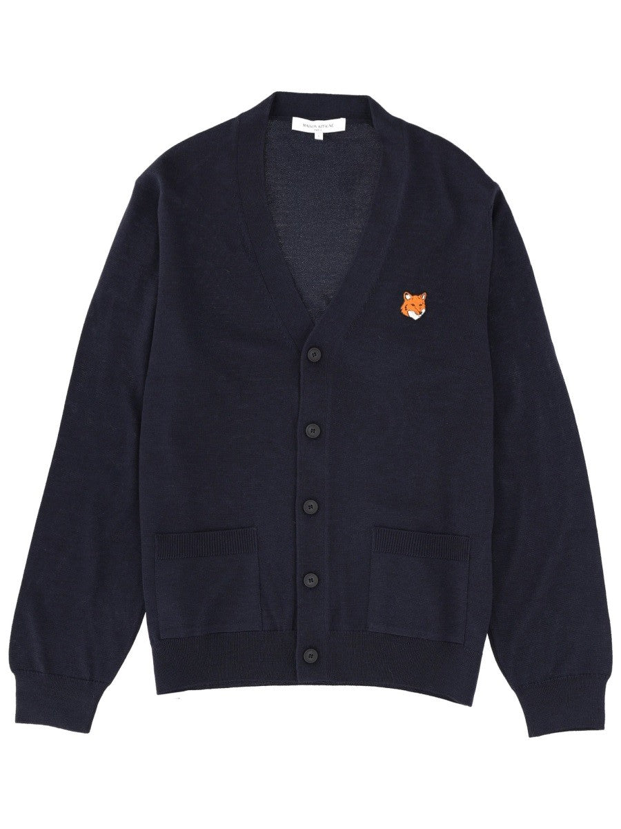 Maison Kitsune "FOX HEAD" CARDIGAN