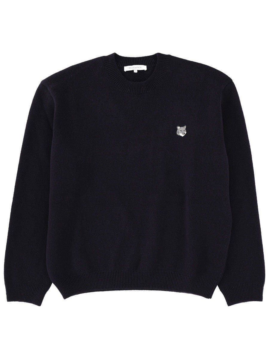 Maison Kitsune "FOX HEAD MILAN" SWEATER
