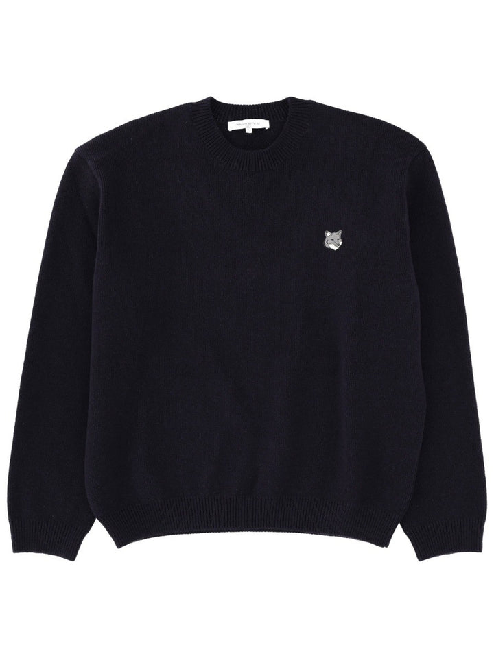 Maison Kitsune "FOX HEAD MILAN" SWEATER