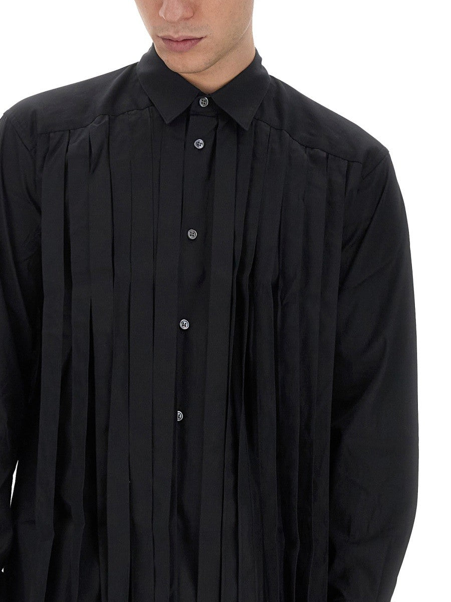 COMME DES GARCONS SHIRT FRINGED SHIRT