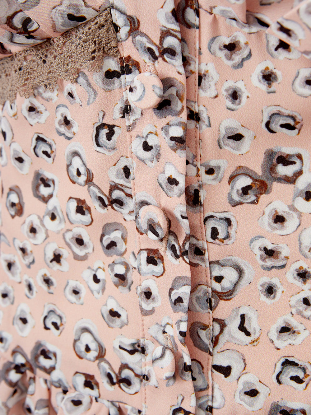 Flower print allover strapless dress