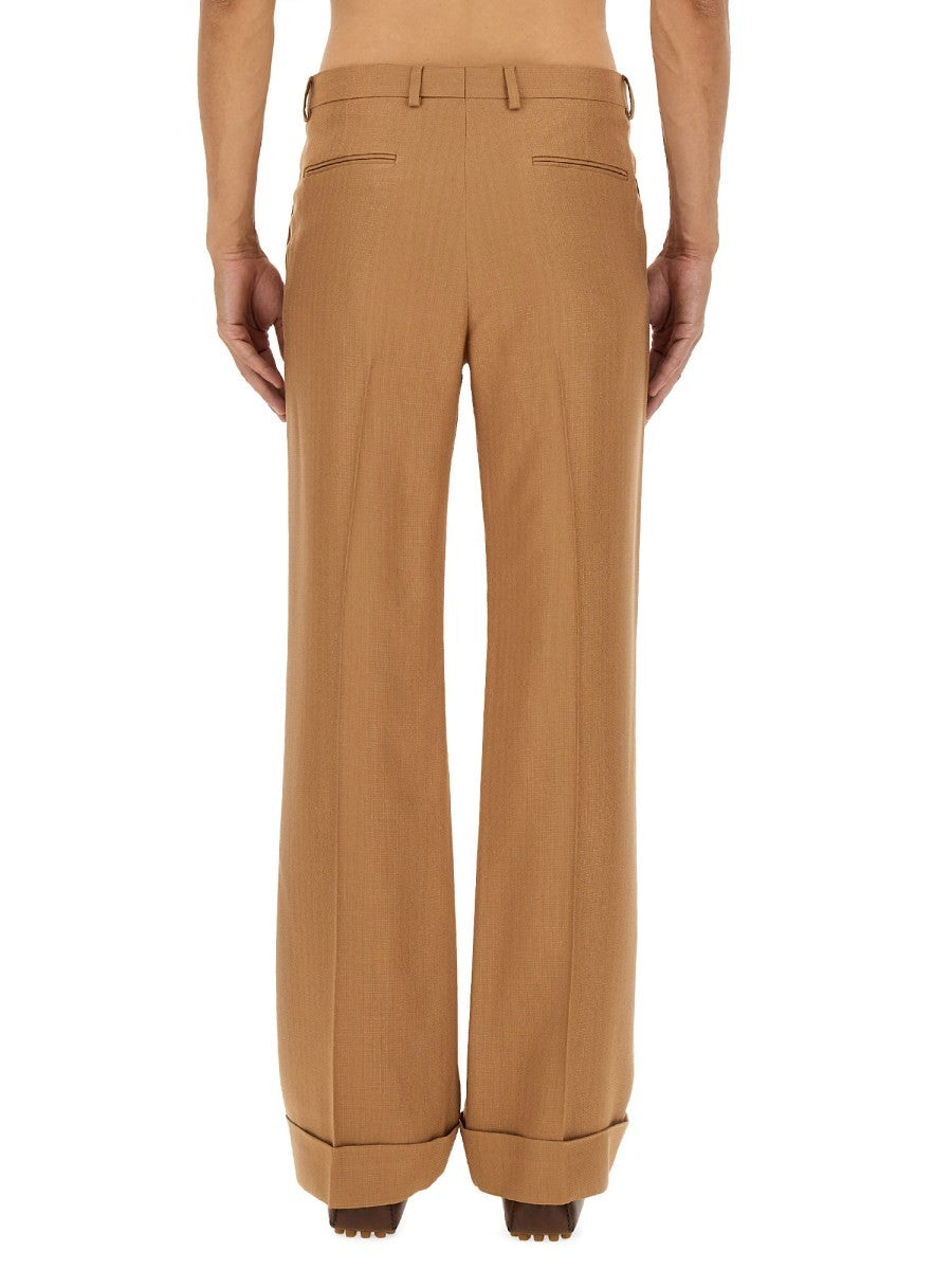 Valentino GABARDINE PANTS WITH LAPELS