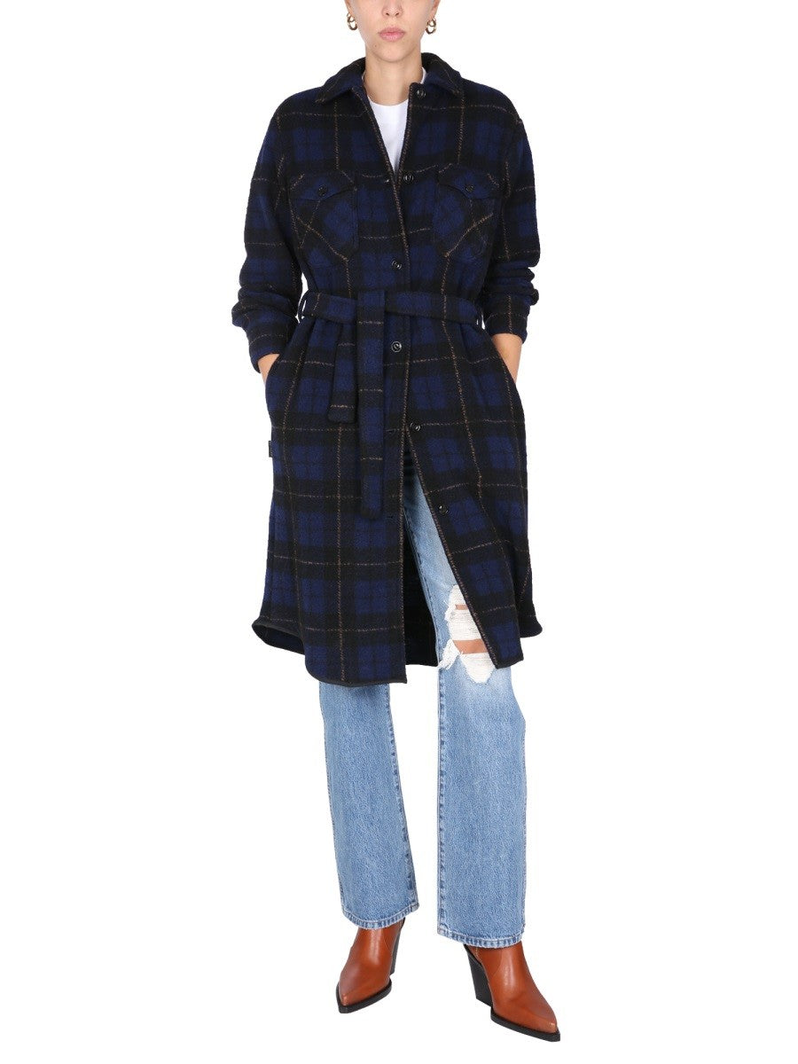 Woolrich Gentry Trench Blue