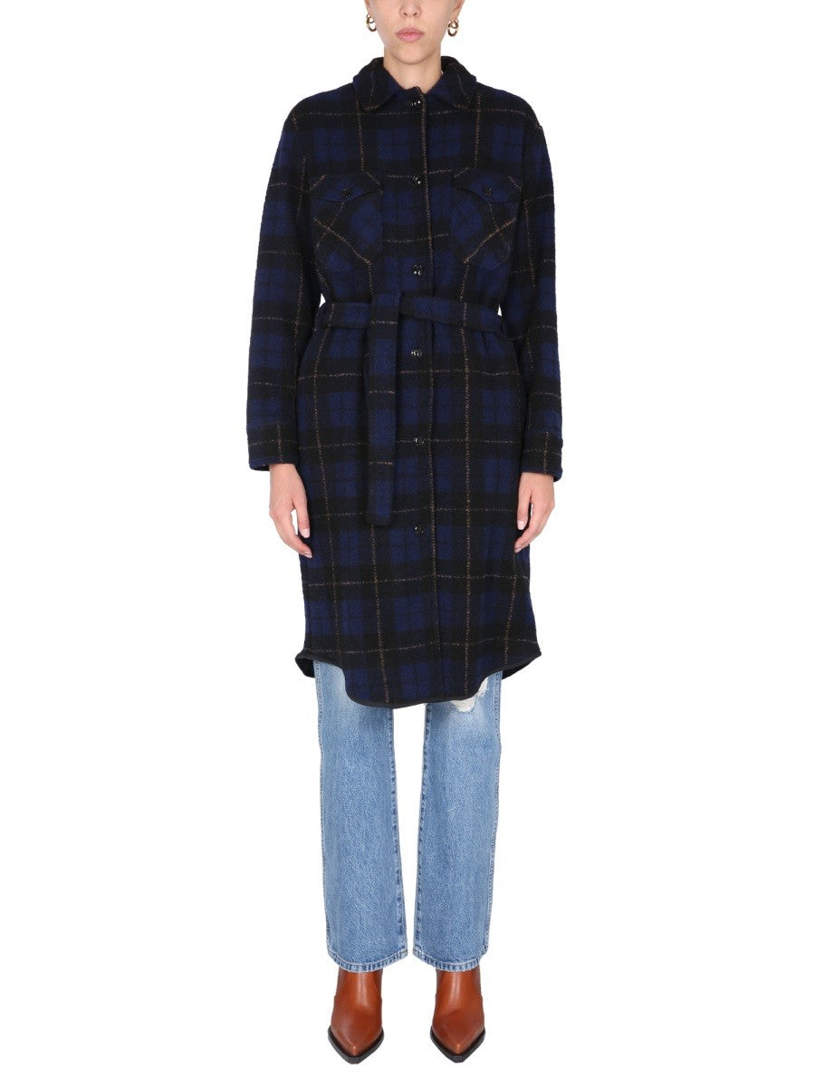 Woolrich Gentry Trench Blue