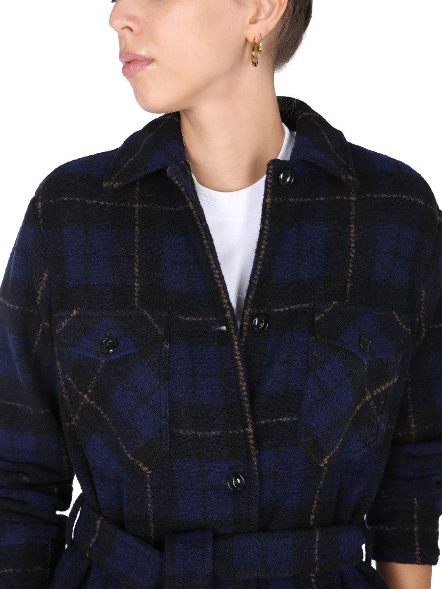 Woolrich Gentry Trench Blue