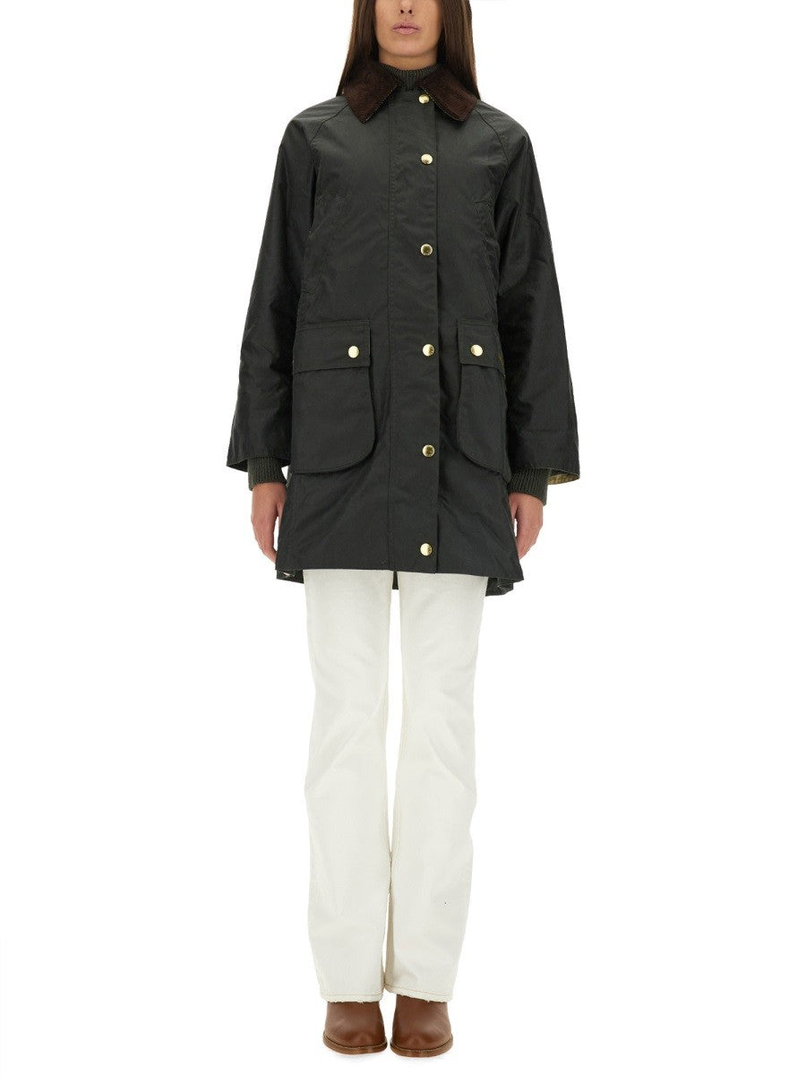 BARBOUR LONG WAXED JACKET "BEADNELL"
