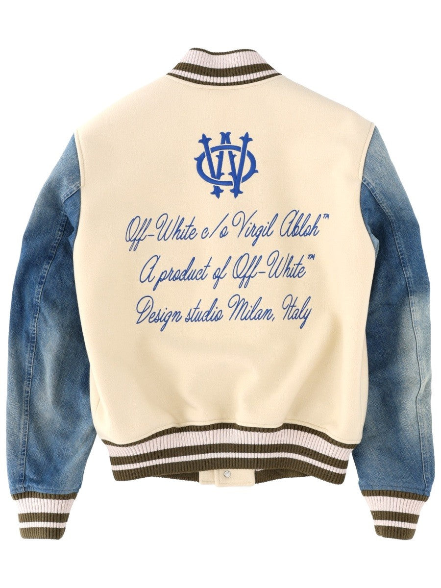 Off-white "GOTHIC WOOL DENIM" JACKET