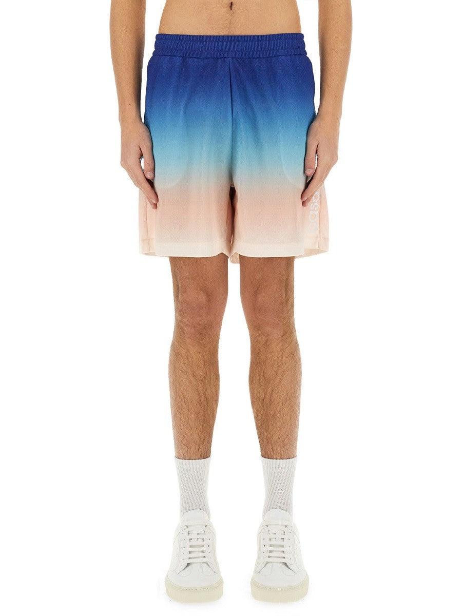 CASABLANCA "GRADIENT" FOOTBALL SHORTS