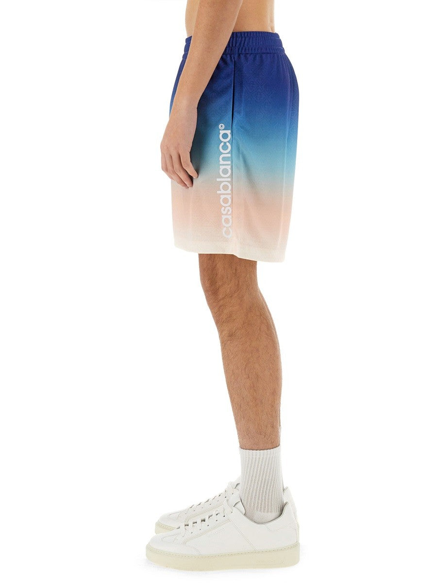 CASABLANCA "GRADIENT" FOOTBALL SHORTS