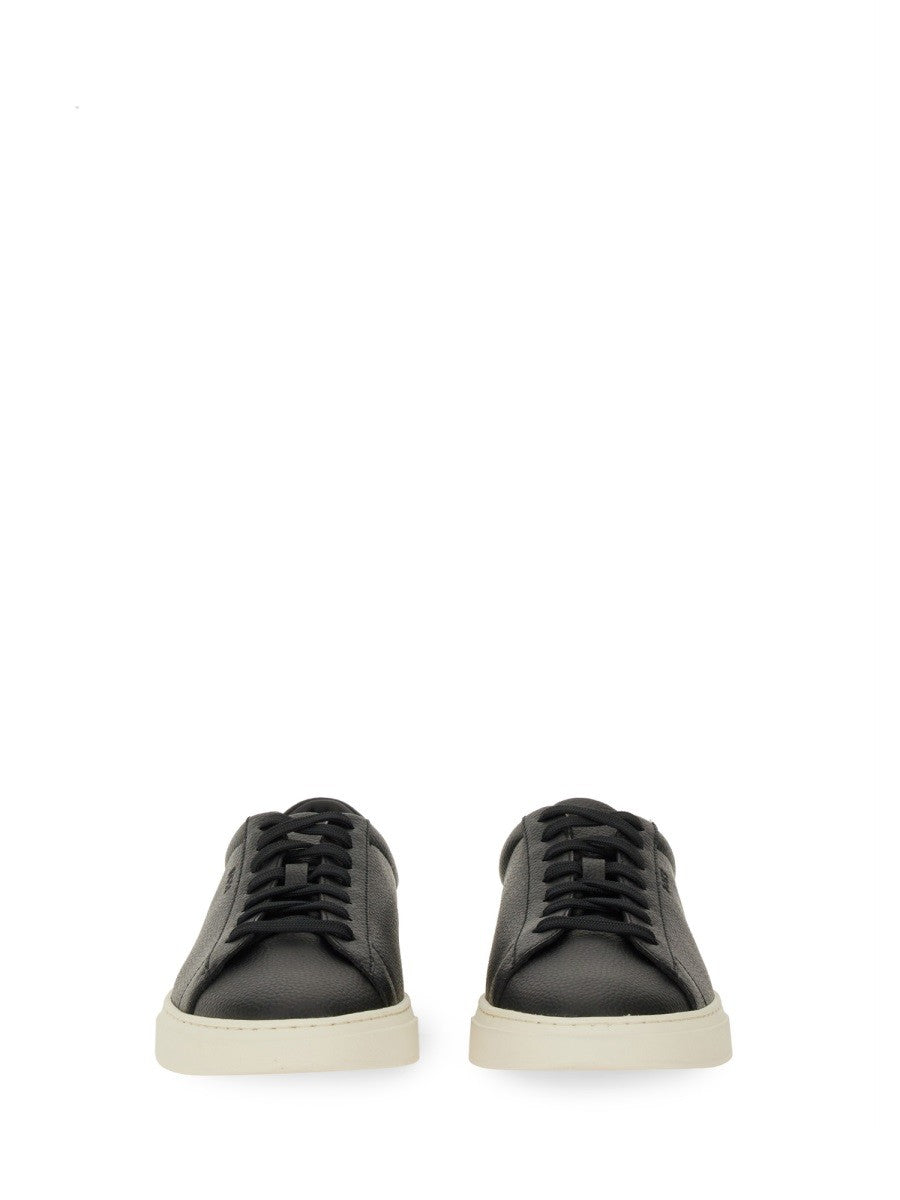 Boss GRAINED LEATHER SNEAKER