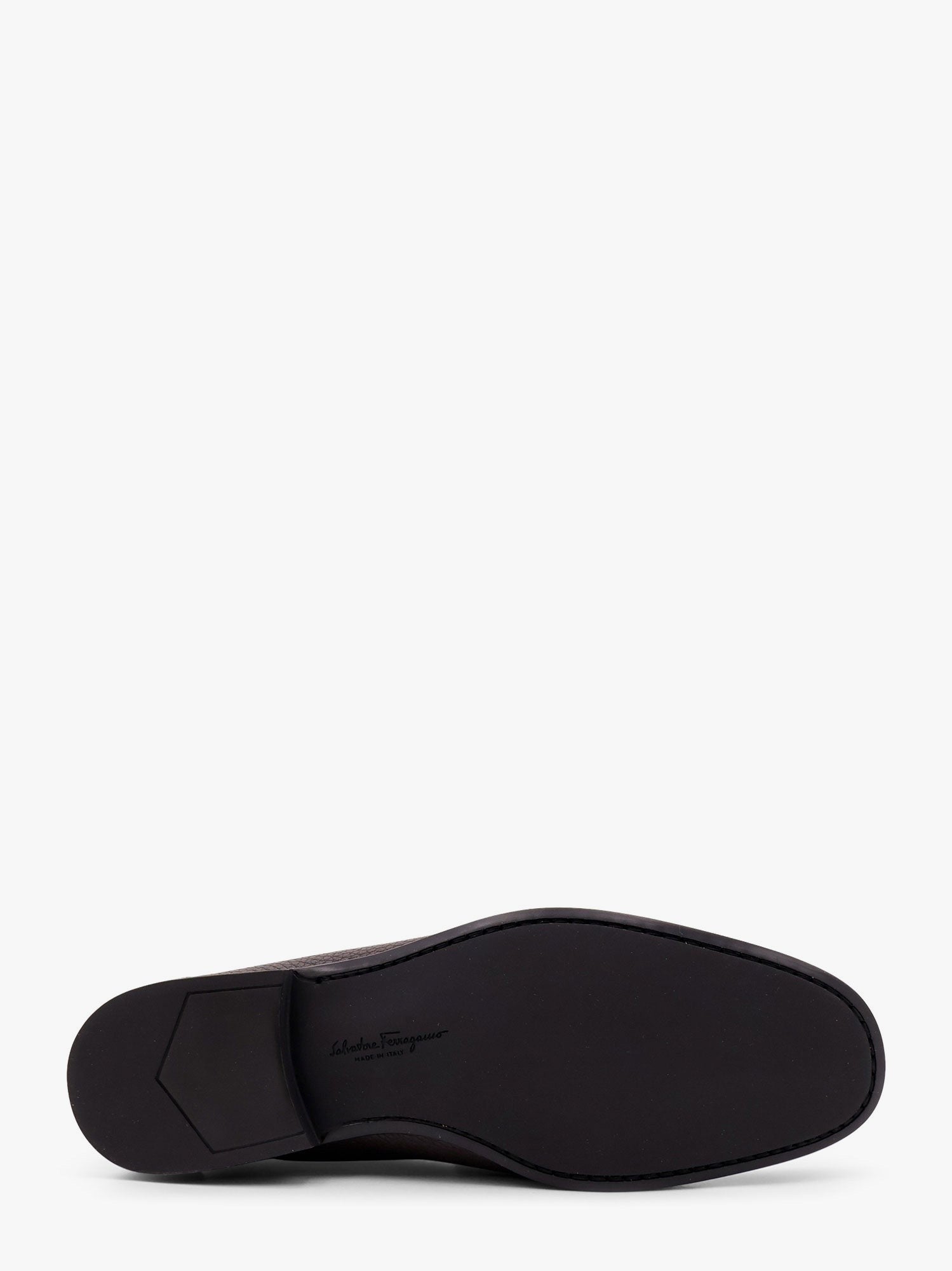 Ferragamo Grandioso leather loafer with gancini detail