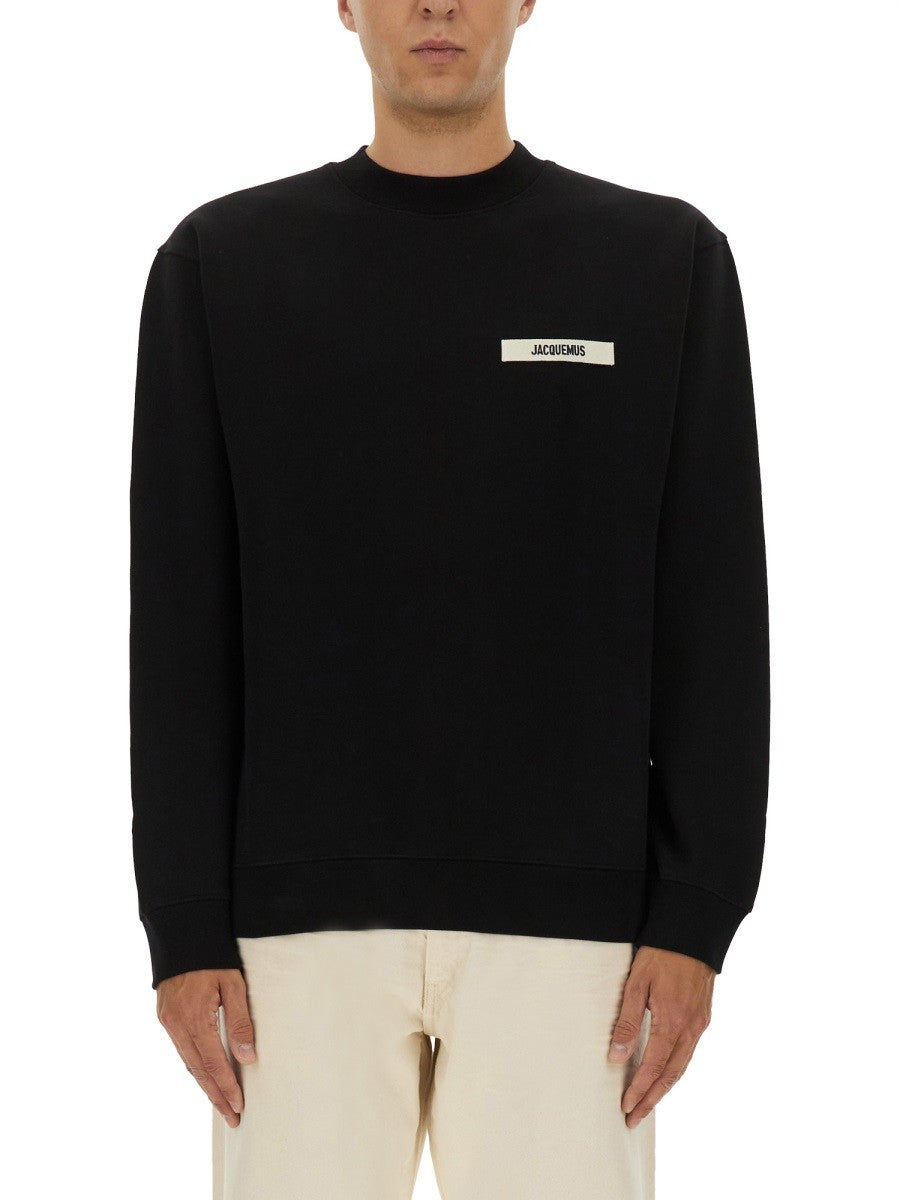 JACQUEMUS GROSGRAIN LOGO SWEATSHIRT