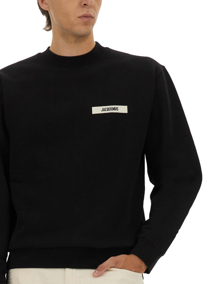 JACQUEMUS GROSGRAIN LOGO SWEATSHIRT