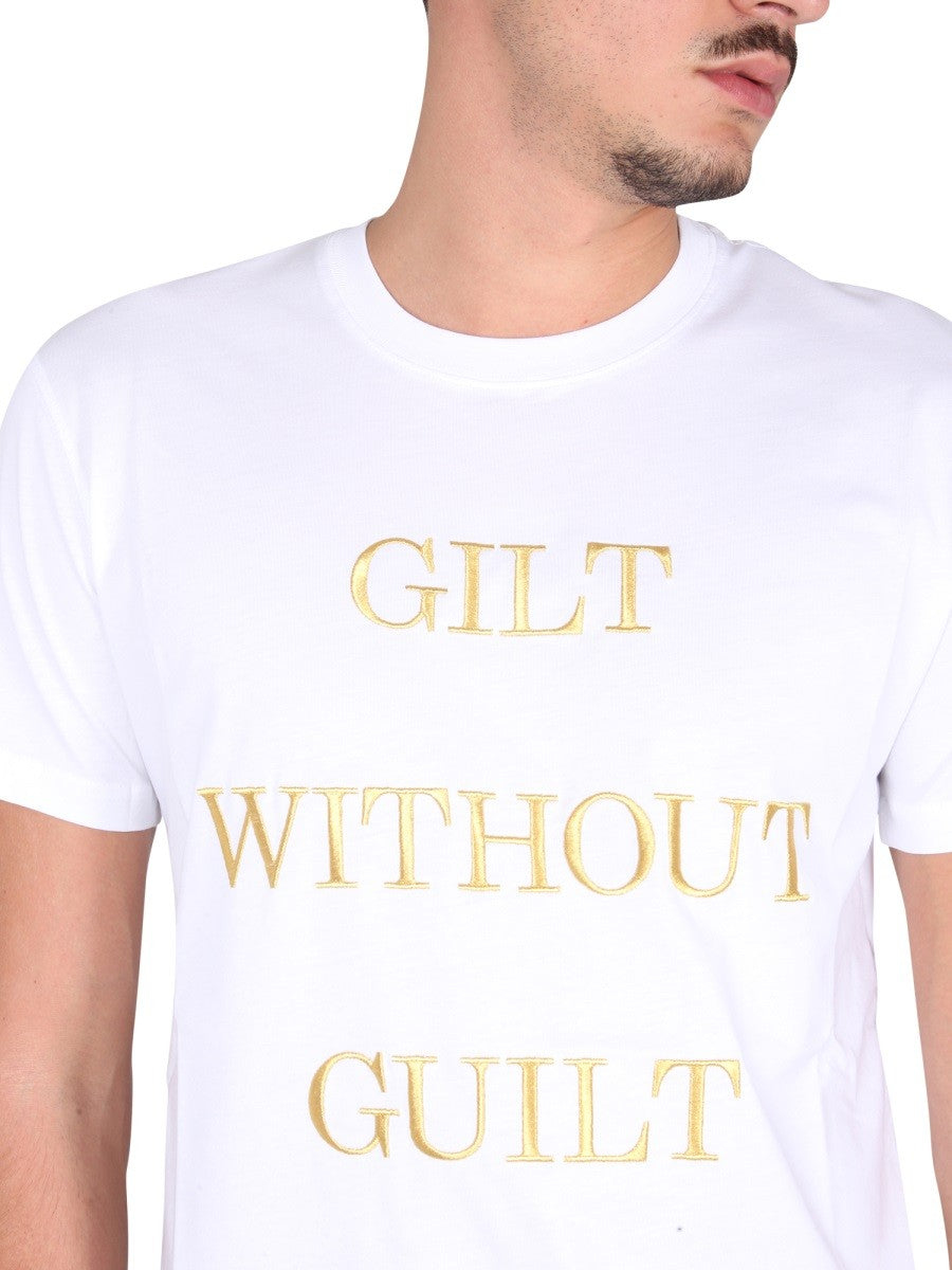 Moschino "GUILT WITHOUT GUILT" T-SHIRT
