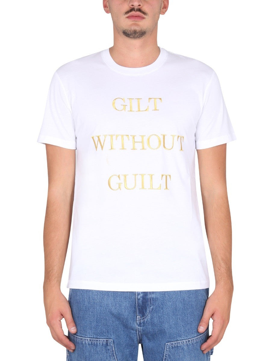 Moschino "GUILT WITHOUT GUILT" T-SHIRT